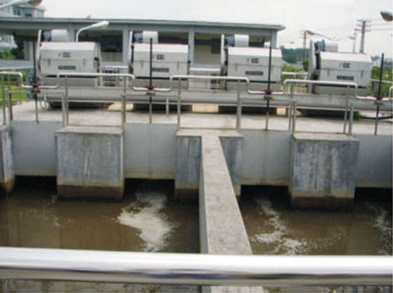 浙江水晶开发区泵站格栅群